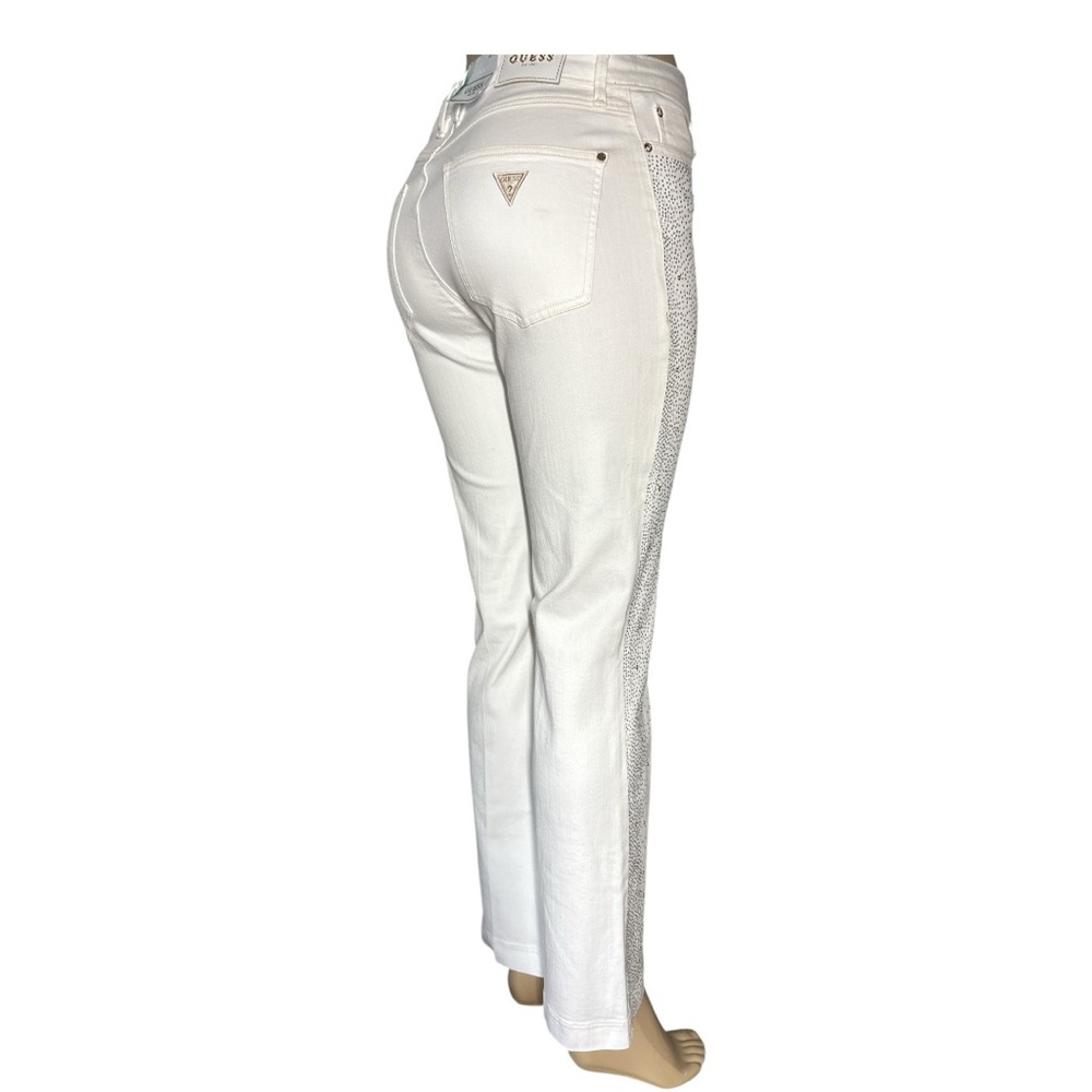1981 Kick Flare Rhinestone Sparkling White Jeans Size 26 X29
GUESS Soda …